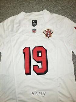San Francisco 49ers #19 Deebo Samuel Stitched Jersey White Large 75th