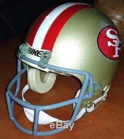 San Francisco 49ers 1982 BIKE Joe Montana ODO Vintage Face Mask Football Helmet