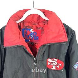 San Francisco 49ers 1994 Pro Player Mens Large NFL 75 Yrs Vintage Coat Jacket