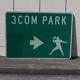 San Francisco 49ers 3com park street sign one of a kind