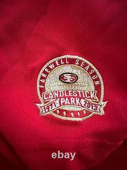 San Francisco 49ers'46 Alumni Shirt Candlestick Park Farewell Seas. L Chest 50