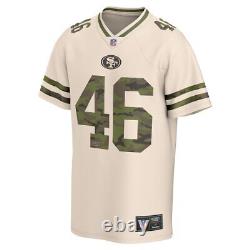 San Francisco 49ers #46 Fanatics Men's 2025 NFL Camo Foundation Jersey