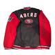 San Francisco 49ers 5 Time Commemorative Reversible Wool Nylon Jacket- JH Desgin