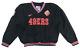 San Francisco 49ers 50th Anvrsry Pullover Sweater Reebok NFL ProLine Sz LRG VNTG