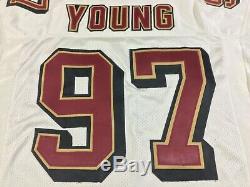 San Francisco 49ers 50th Bryant Young #97 Football-NFL Wilson Jersey Size48