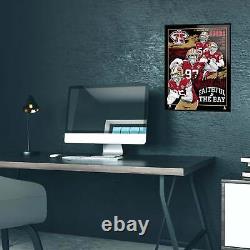 San Francisco 49ers 75th Anniversary Deluxe Framed Serigraph(Printer Proofs)