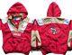 San Francisco 49ers 90s STARTER puffer jacket 1/2 zip L red gold NFL vintage