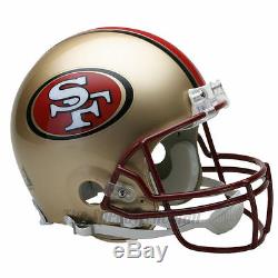 San Francisco 49ers 96-08 Throwback NFL Authentic Football Helmet
