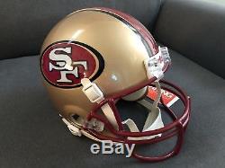 San Francisco 49ers Authentic Helmet Full Size VSR4 Riddell
