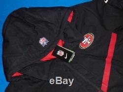 San Francisco 49ers Black On Field Storm Nike Therma XL Heavy Jacket NWT $400