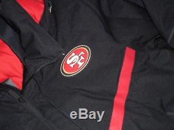 San Francisco 49ers Black On Field Storm Nike Therma XL Heavy Jacket NWT $400