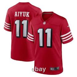 San Francisco 49ers Brandon Aiyuk #11 Nike Scarlet Alternate Player Game Jersey