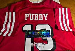 San Francisco 49ers Brock Purdy #13 Nike Scarlet Alternate Player Game Jersey XL