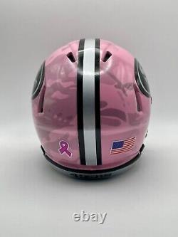 San Francisco 49ers CUSTOM Arctic Pink Camo Hydro-Dipped Mini Football Helmet
