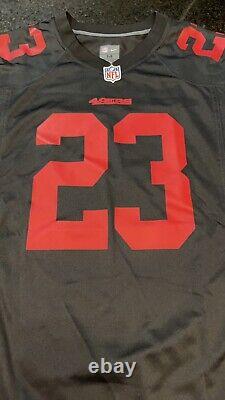San Francisco 49ers Christian McCaffrey #23 Nike Black Alternate NFL Game Jersey