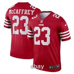 San Francisco 49ers Christian McCaffrey Nike Scarlet Official NFL Legend Jersey