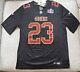 San Francisco 49ers Christian McCaffrey Nike Super Bowl LVIII Black Jersey L-NWT