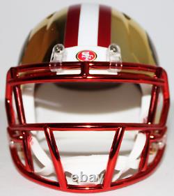 San Francisco 49ers Chrome Custom Mini Helmet