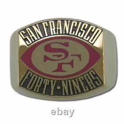 San Francisco 49ers Contemporary Style Goldplated NFL Ring