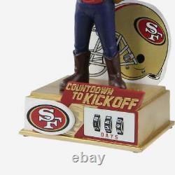 San Francisco 49ers Countdown to Kickoff Mascot Bobblehead Brand New In Box