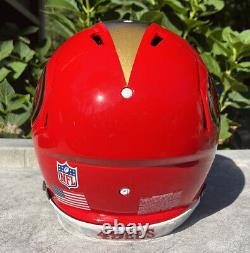 San Francisco 49ers Custom Full Size Authentic Riddell Speed Football Helmet