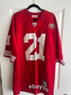 San Francisco 49ers Deion Sanders Mitchell & Ness Jersey Size 54 Men's