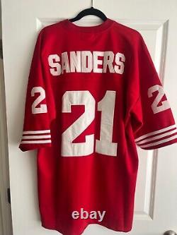 San Francisco 49ers Deion Sanders Mitchell & Ness Jersey Size 54 Men's