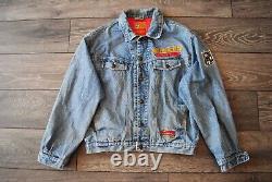 San Francisco 49ers Denim Jacket Embroidered Records/player Names 1990s Campri L