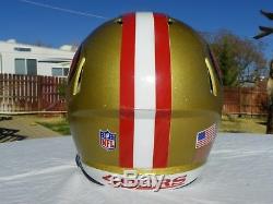 San Francisco 49ers Football Helmet Fits 7 3/8- 7 5/8 Hat Size