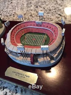 San Francisco 49ers Football Stadium Display Kezar Candelstick Levi's NFL
