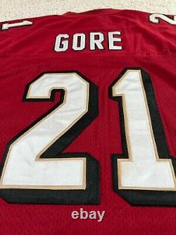 San Francisco 49ers Frank Gore VTG Reebok Authentic NFL Red Home Jersey Size 54