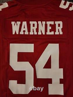 San Francisco 49ers Fred Warner 75th Anniversary Nike Game Jersey