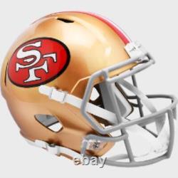 San Francisco 49ers Full Size 1964 to 1995 Speed Replica Throwback Football Helm
