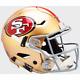 San Francisco 49ers Full Size Authentic SpeedFlex Football Helmet NFL