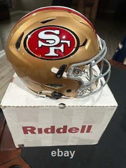 San Francisco 49ers Full Size Authentic SpeedFlex Football Helmet NFL