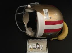 San Francisco 49ers Full-Size Football Helmet Autographed by Jerry Rice + COA