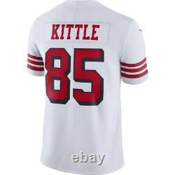 San Francisco 49ers George Kittle #85 Nike White Color Rush Vapor Limited Jersey
