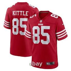 San Francisco 49ers George Kittle Nike Men's Scarlet Official NFL Game Jersey