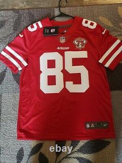 San Francisco 49ers George Kittle Nike Vapor Limited 75th Jersey New
