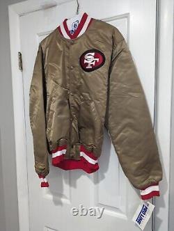 San Francisco 49ers Gold Satin Starter Jacket