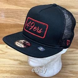 San Francisco 49ers Hat New Era 9FIFTY Forum Trucker Snapback Patch Cap NFL Golf