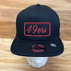 San Francisco 49ers Hat New Era 9FIFTY Forum Trucker Snapback Patch Cap NFL Golf