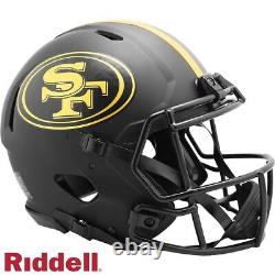 San Francisco 49ers Helmet Riddell Authentic Full Size Speed Style Eclipse Alte