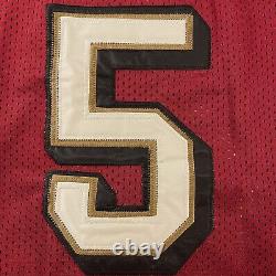 San Francisco 49ers Jeff Garcia #5 Vintage Authentic Size 56 Signed Reebok