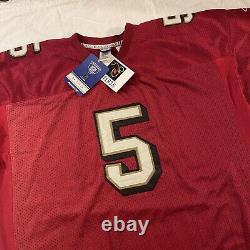 San Francisco 49ers Jeff Garcia #5 Vintage Authentic Size 56 Signed Reebok