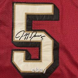 San Francisco 49ers Jeff Garcia #5 Vintage Authentic Size 56 Signed Reebok