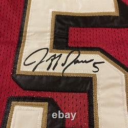 San Francisco 49ers Jeff Garcia #5 Vintage Authentic Size 56 Signed Reebok