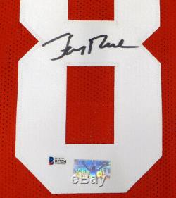 San Francisco 49ers Jerry Rice Autographed Signed Red Jersey Beckett 130023