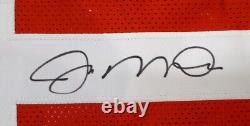 San Francisco 49ers Joe Montana Autographed Signed Red Jersey Tristar 128889