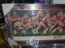 San Francisco 49ers Joe Montana Framed Display The Drive Of The Decade SB23